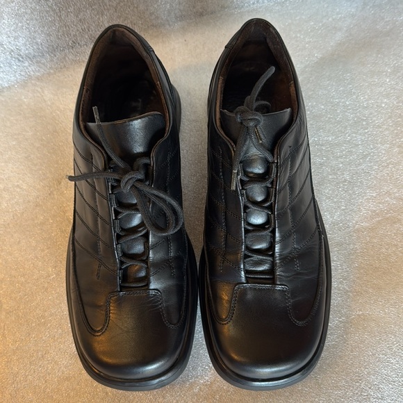 TOSI Italian Black Leather Men’s Size 10 - Picture 8 of 9